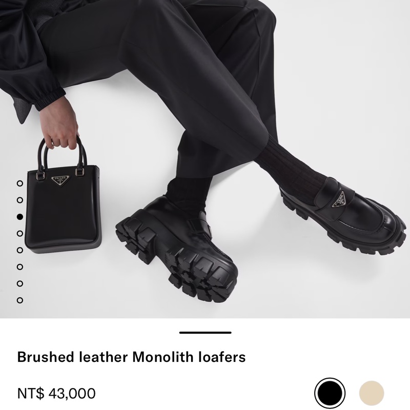 prada爆款monolith樂福增高鞋-9