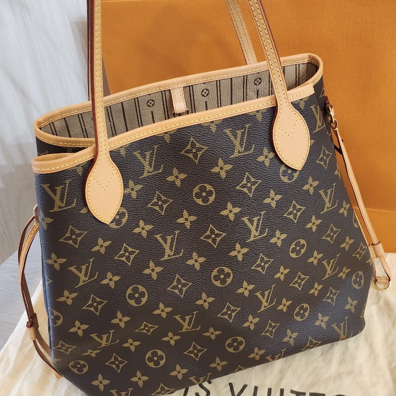 LOUIS VUITTON NEVERFULL  經典 老花 托特包-4