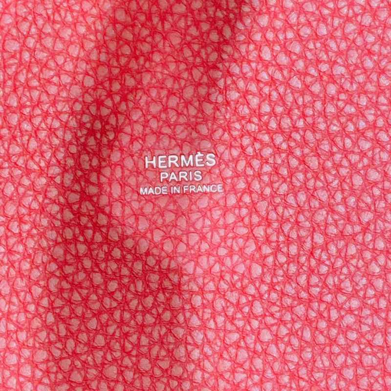 HERMES 愛馬仕中號菜籃子三拼色手拿包包PICOTIN 22 TC-12