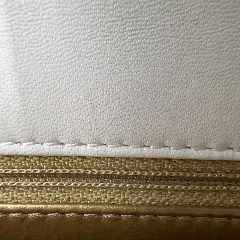 Chanel 白色金球方胖子 17cm-9