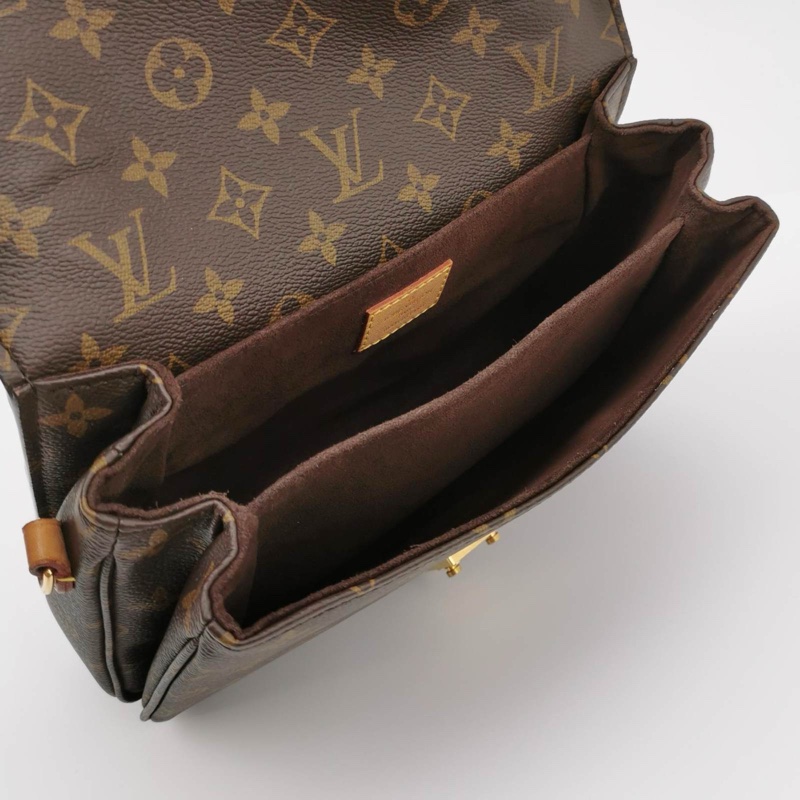Louis Vuitton (LV) Pochette Metis老花鎖扣郵差包_中號（晶片款）-3