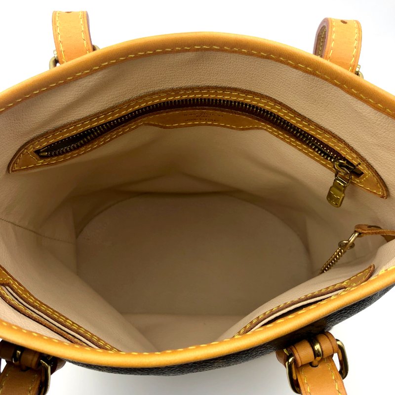 LOUIS VUITTON Bucket PM 經典老花水桶包，LV，肩背包，手提包，單肩包，二手真品，正品，現貨-11