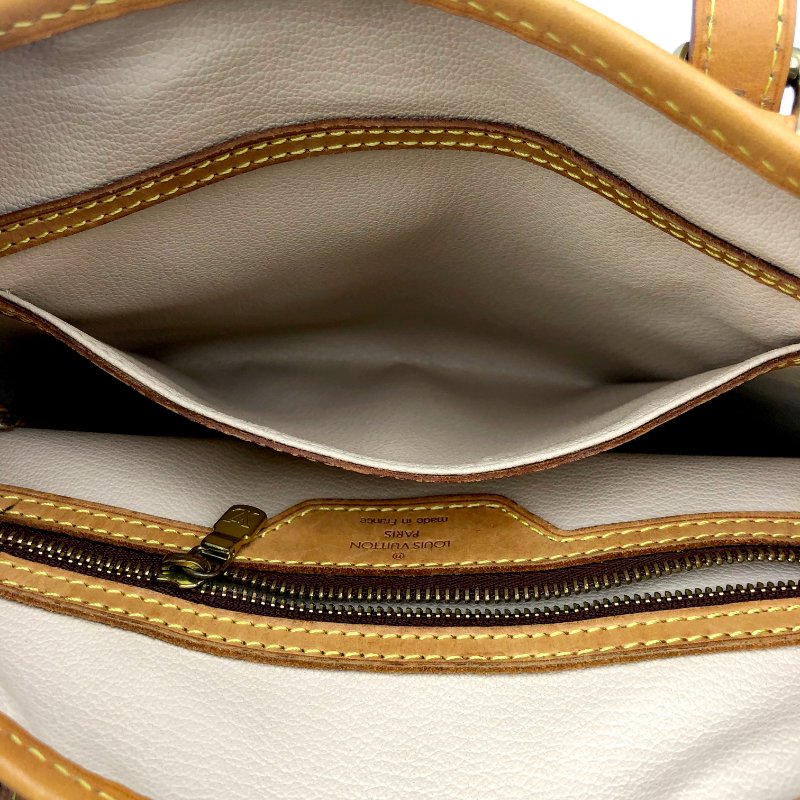 LOUIS VUITTON Bucket PM 經典老花水桶包，LV，肩背包，手提包，單肩包，二手真品，正品，現貨-14