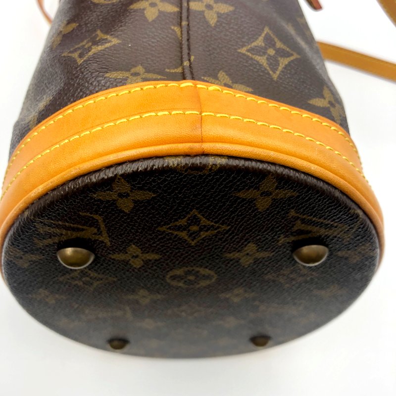 LOUIS VUITTON Bucket PM 經典老花水桶包，LV，肩背包，手提包，單肩包，二手真品，正品，現貨-18
