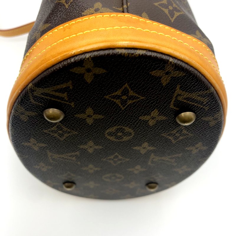 LOUIS VUITTON Bucket PM 經典老花水桶包，LV，肩背包，手提包，單肩包，二手真品，正品，現貨-19