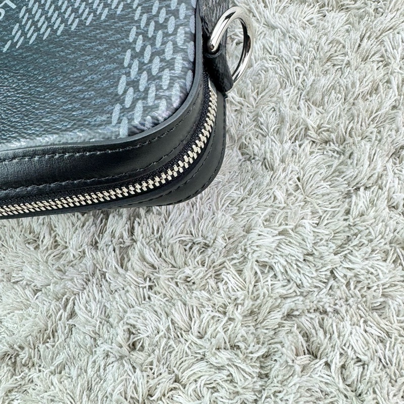 LV N50017 TRIO棋盤格LOGO Damier Graphite帆布男士三合一斜背郵差包(黑灰)  ⭕️晶片款⭕️近新閒置品⭕️-16