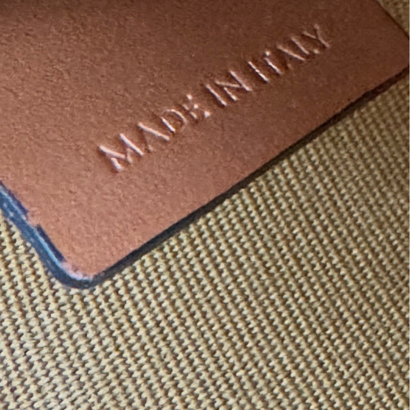 Celine Ava 復古老花腋下包 月亮包 白色-8