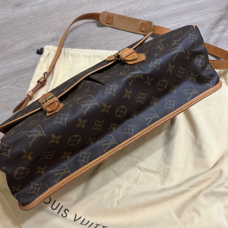 瑞奇二手精品 louis Vuitton monogram 老花 劍橋包 側背包 郵差包 美品-5