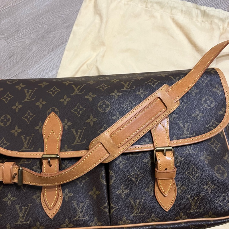 瑞奇二手精品 louis Vuitton monogram 老花 劍橋包 側背包 郵差包 美品-7