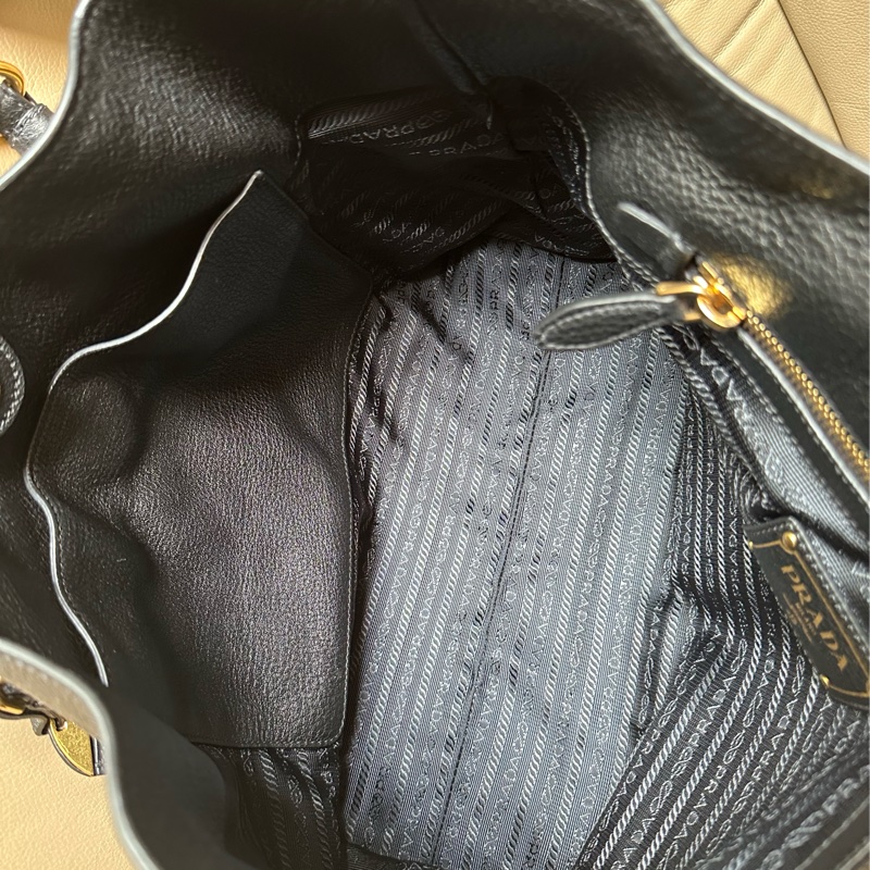 Prada復古荔枝皮Tote Bag-12