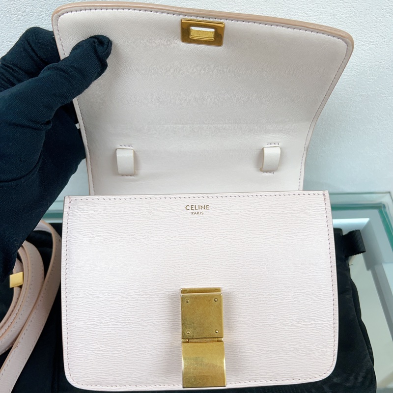 Celine classic box small 小號經典盒子包 淺粉色-10