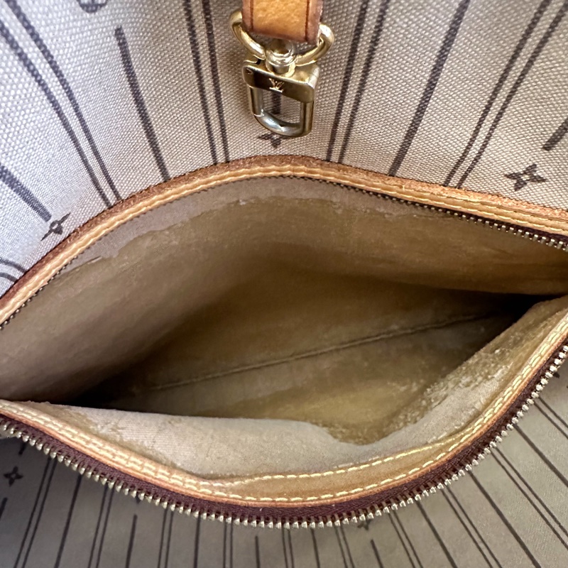 LV Neverfull LOGO Monogram花紋 帆布手提包 肩背包 中號-15