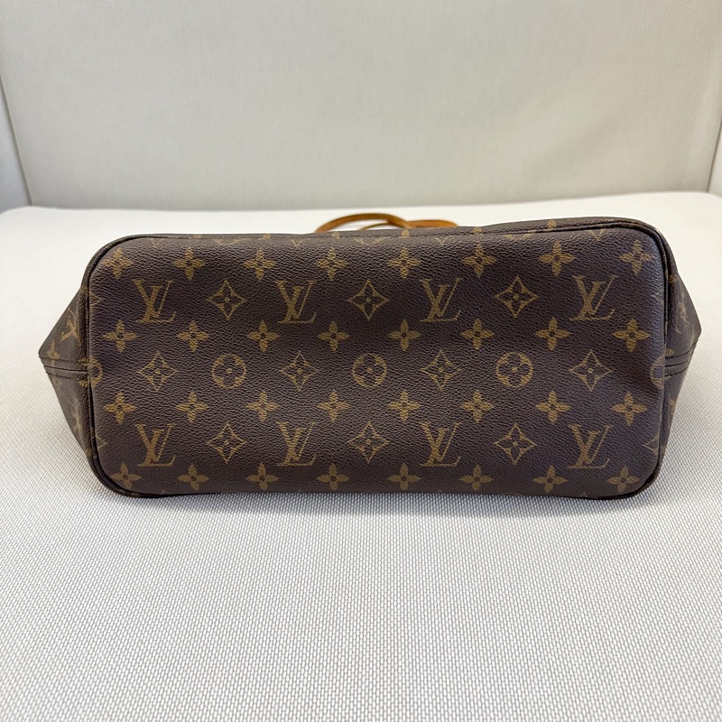 LV Neverfull LOGO Monogram花紋 帆布手提包 肩背包 中號-20