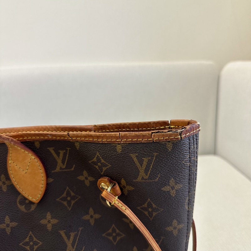 LV Neverfull LOGO Monogram花紋 帆布手提包 肩背包 中號-29