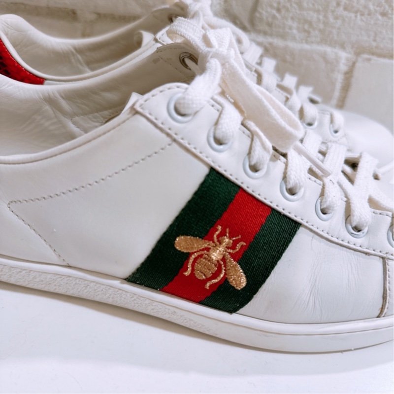 Gucci 蜜蜂小白鞋 36.5-3