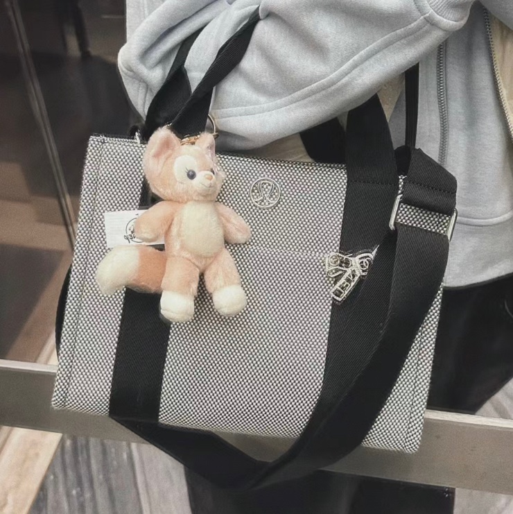 全新Lululemon Two-Tone Canvas Tote Bag Mini 4.5L 黑色迷你號-2