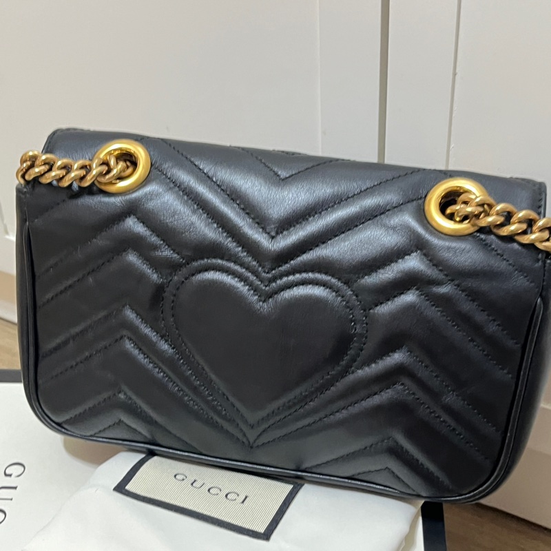 Gucci/GG MARMONT絎縫迷你袋-3