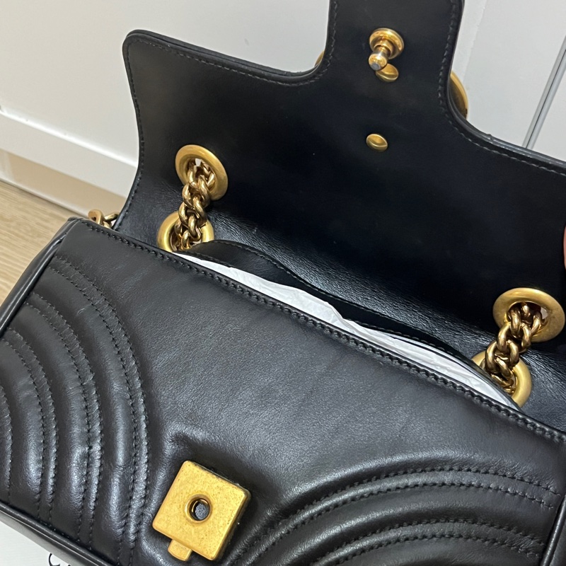 Gucci/GG MARMONT絎縫迷你袋-4