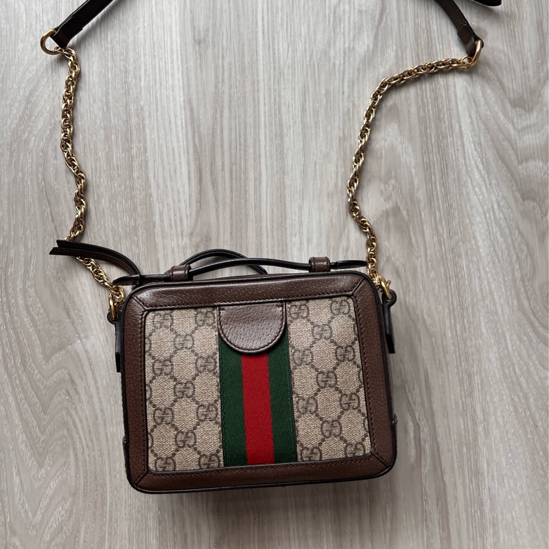 🤎GUCCI GUCCI Ophidia 牛皮飾邊老花帆布相機包(拼接綠紅織帶) 箱包 買材質:牛皮/帆布/織帶/飾面金屬 買65500 現在應該漲到七萬多了 割愛39800 正常使用 超時髦又好用 包體尺寸:約長19.5 寬7.5cm/14.5cm #手機長夾都可入 超好用🤎🤎 背帶長度:垂直於58cm(長度可微調)-6