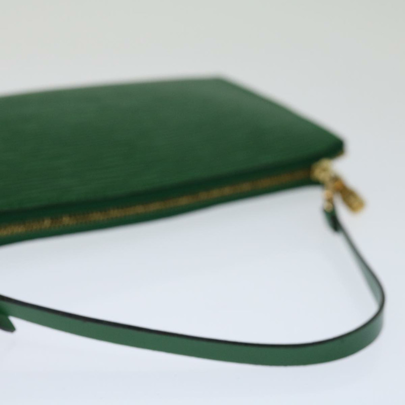 【日本直送】路易威登 Epi Pochette 配件袋綠色 M52984 LV 正品 69826-6
