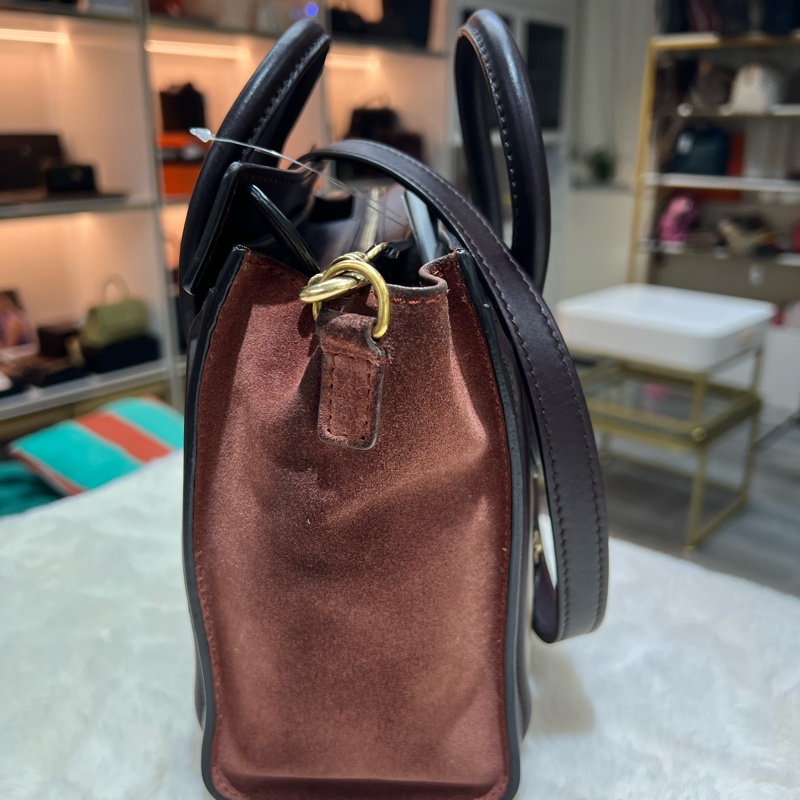 Celine 拼色 笑臉包-1