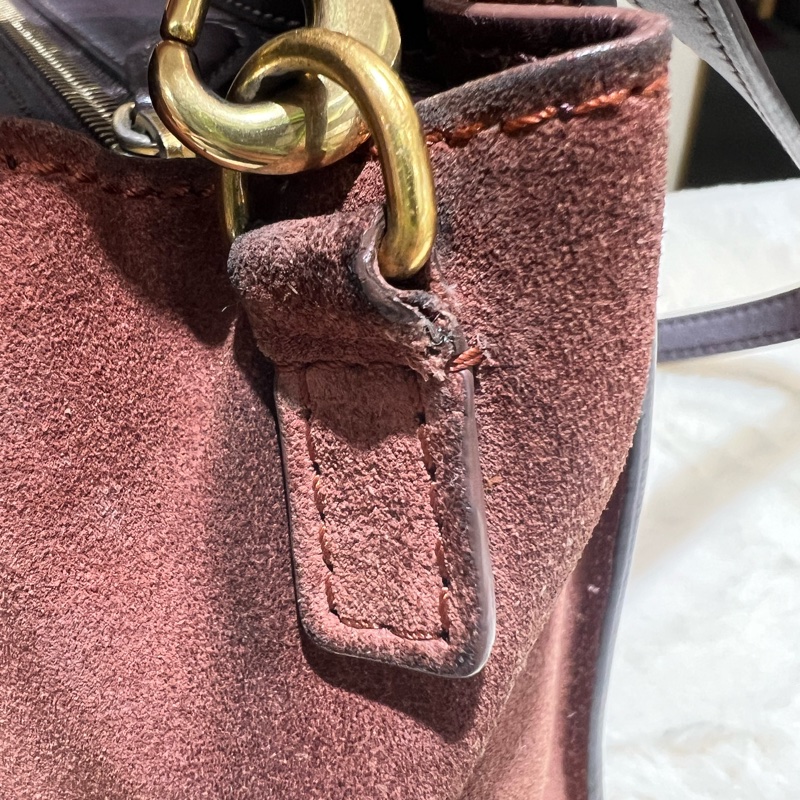 Celine 拼色 笑臉包-9