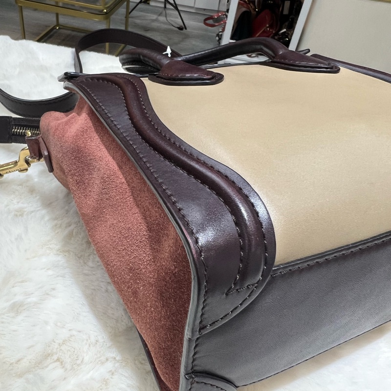 Celine 拼色 笑臉包-15