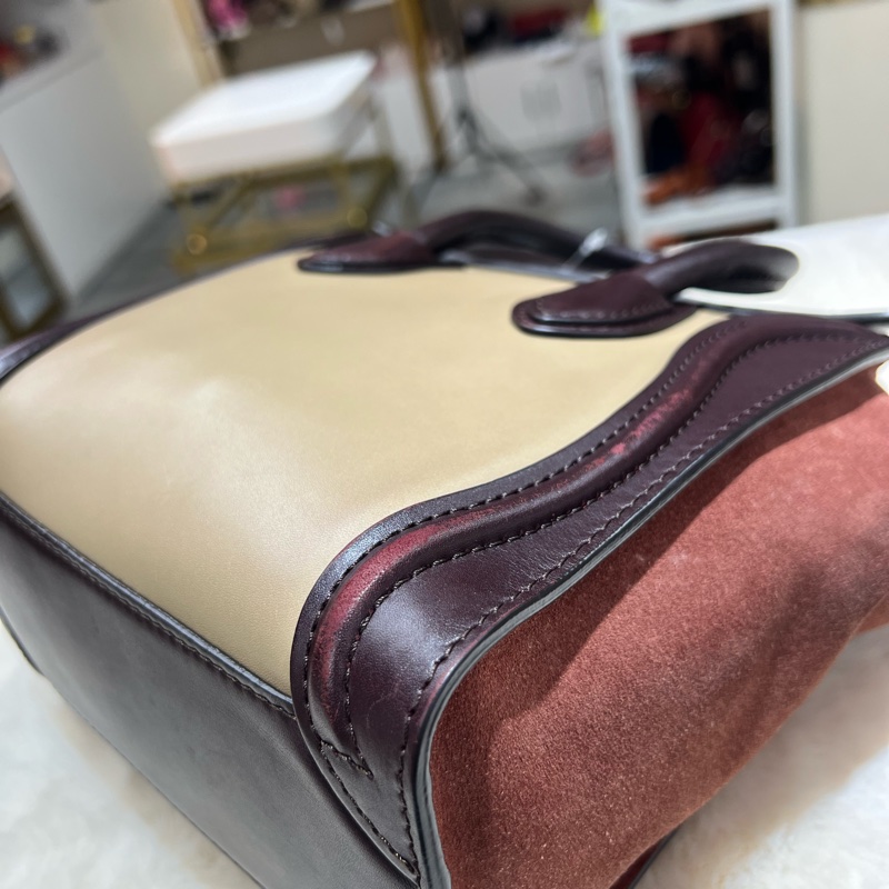 Celine 拼色 笑臉包-16