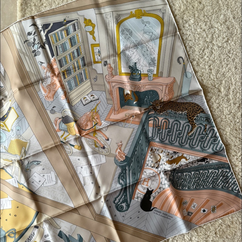 Hermès 90x90絲巾 24號之謎-4