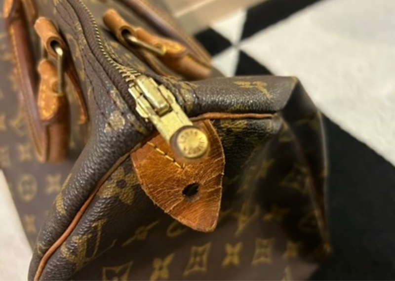 LV真品正品老花speedy 30 波斯頓包,低價起標無底價-5