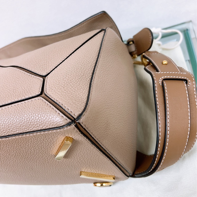 (已出❌) Loewe puzzle medium 幾何包 中號 沙色-9