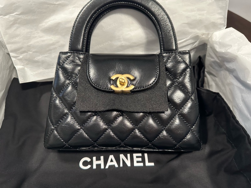 Chanel 2024/6/5於台灣專櫃購入一包難求Kelly Nano 購物包 AS4416-1