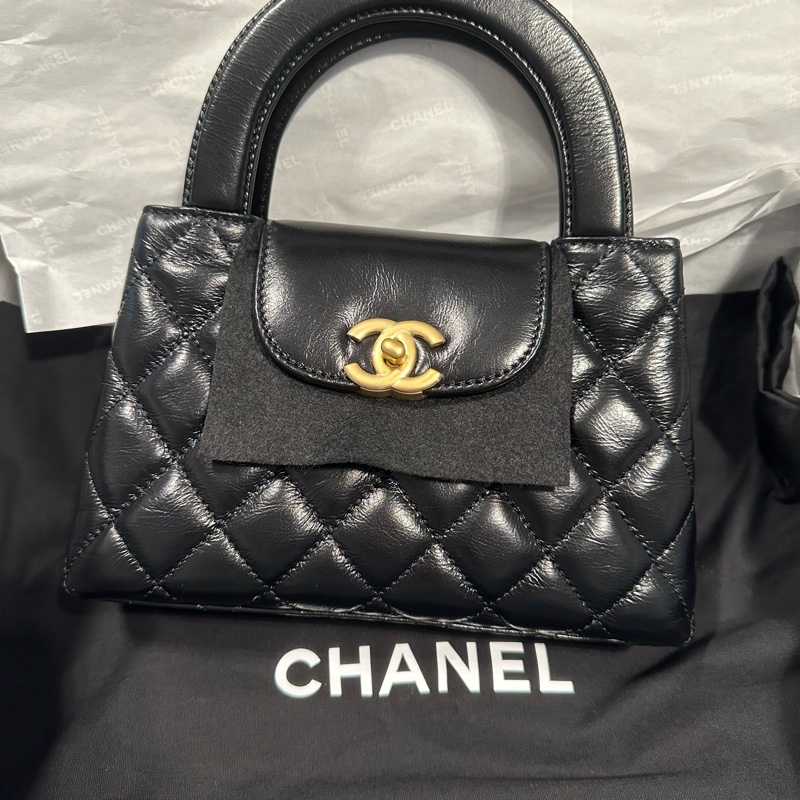 Chanel 2024/6/5於台灣專櫃購入一包難求Kelly Nano 購物包 AS4416-2