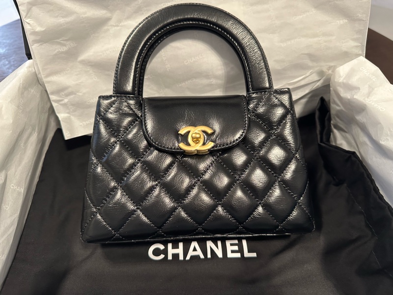 Chanel 2024/6/5於台灣專櫃購入一包難求Kelly Nano 購物包 AS4416-0