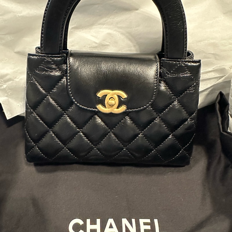 Chanel 2024/6/5於台灣專櫃購入一包難求Kelly Nano 購物包 AS4416-6