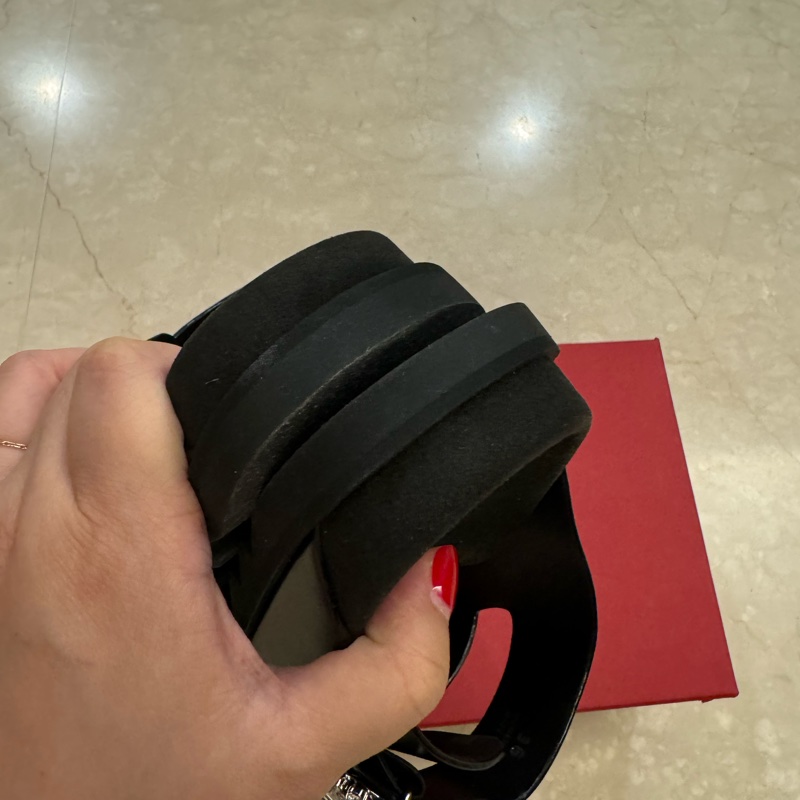 全新Roger vivier 水鑽勃肯拖鞋/涼鞋36號-14