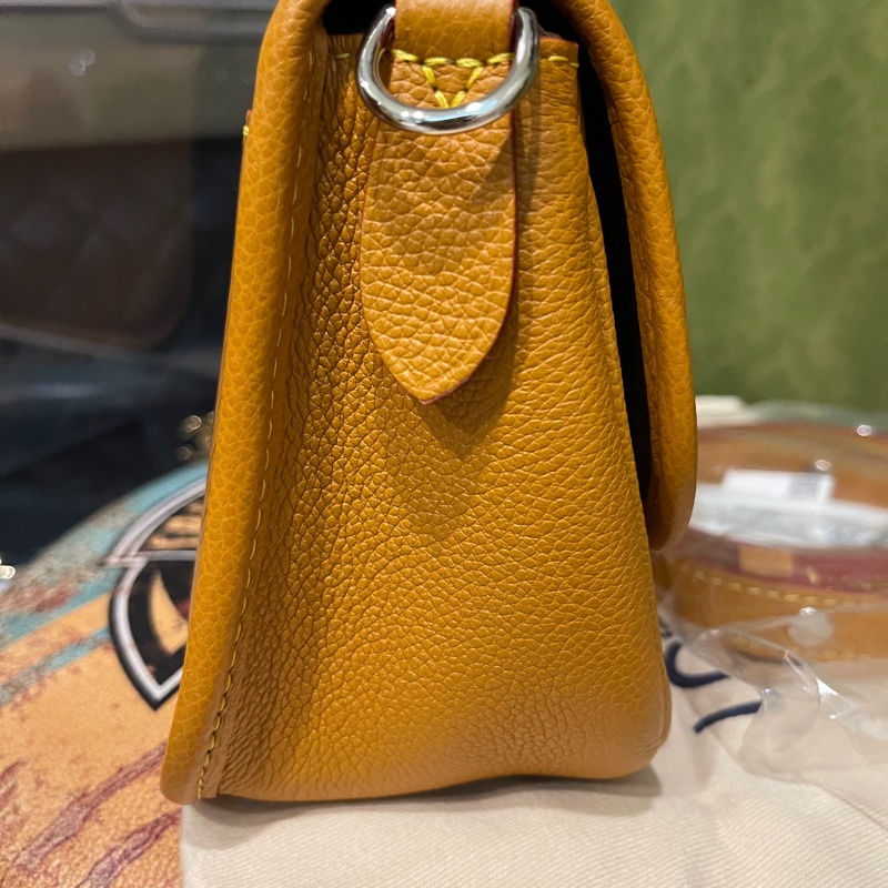 他團售出❌美品🎁櫃上76500🔥LV Buci 蜜蠟 焦糖色LOUIS VUITTON/側背包/肩背包/M59459 法棍包 腋下包 斜揹包-8
