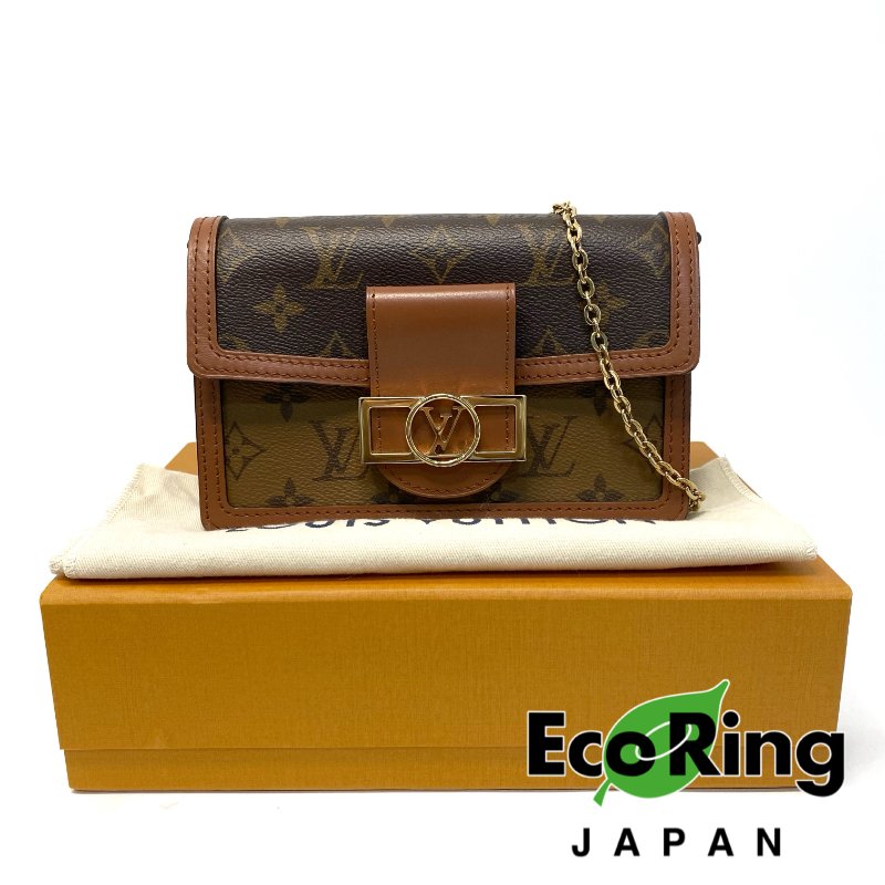 △ Louis Vuitton 路易威登 LV Dauphine Monogram Canvas Shoulder Bag 經典花紋帆布肩揹袋 M68746 - 247010256-0