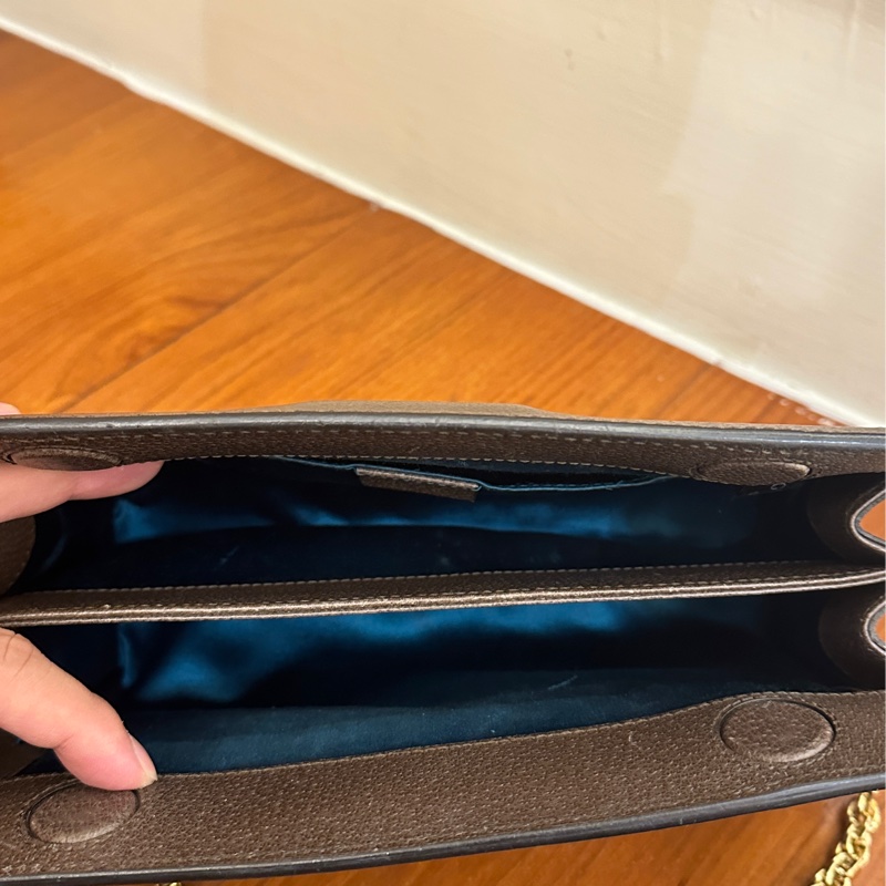 GUCCI孫芸芸同款紅綠PVC橫式鏈包-6