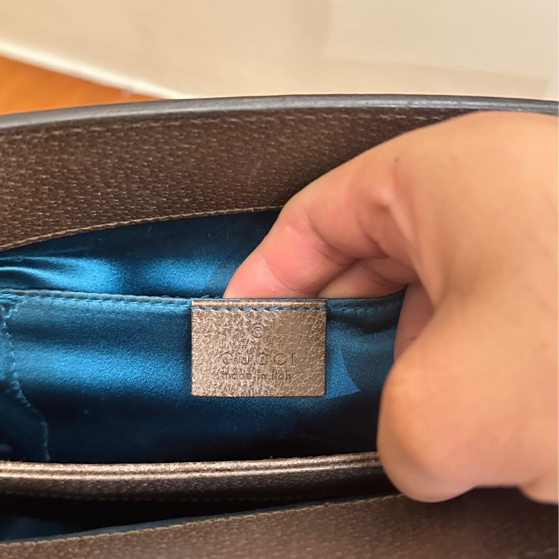 GUCCI孫芸芸同款紅綠PVC橫式鏈包-13