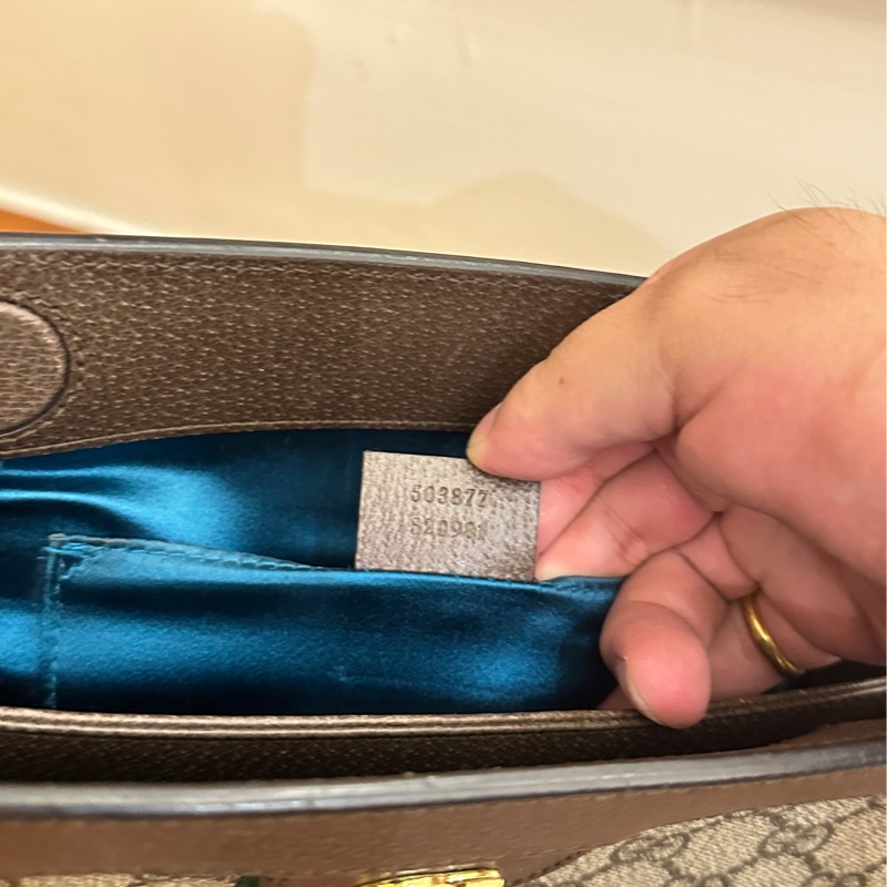 GUCCI孫芸芸同款紅綠PVC橫式鏈包-14