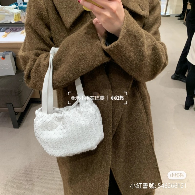 Bottega Veneta BV 編織 手提包 經典 扭結 白色 小燈泡 編織 兩用 肩揹包 斜揹包 雲朵包 空氣包-0