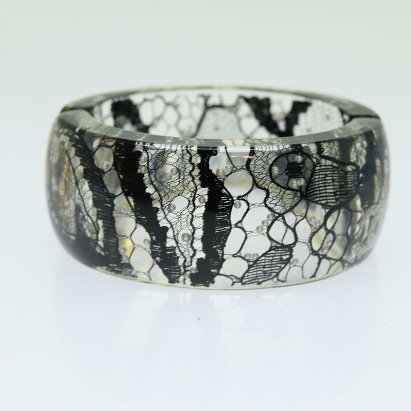 【日本直送】香奈兒 COCO 標誌手鍊 黑色 CC Auth am6015-3