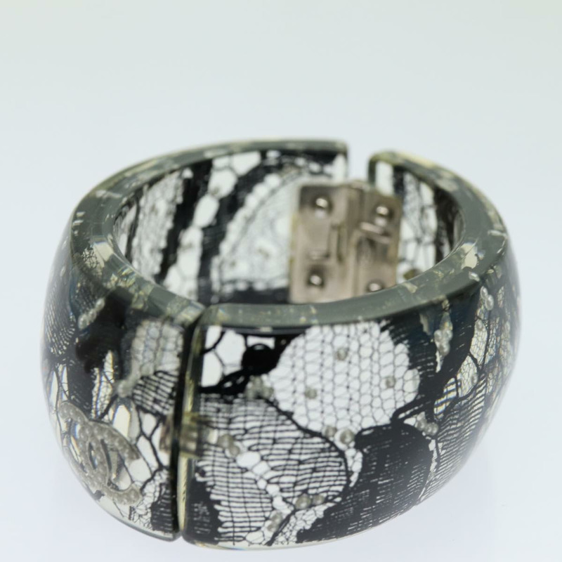 【日本直送】香奈兒 COCO 標誌手鍊 黑色 CC Auth am6015-4