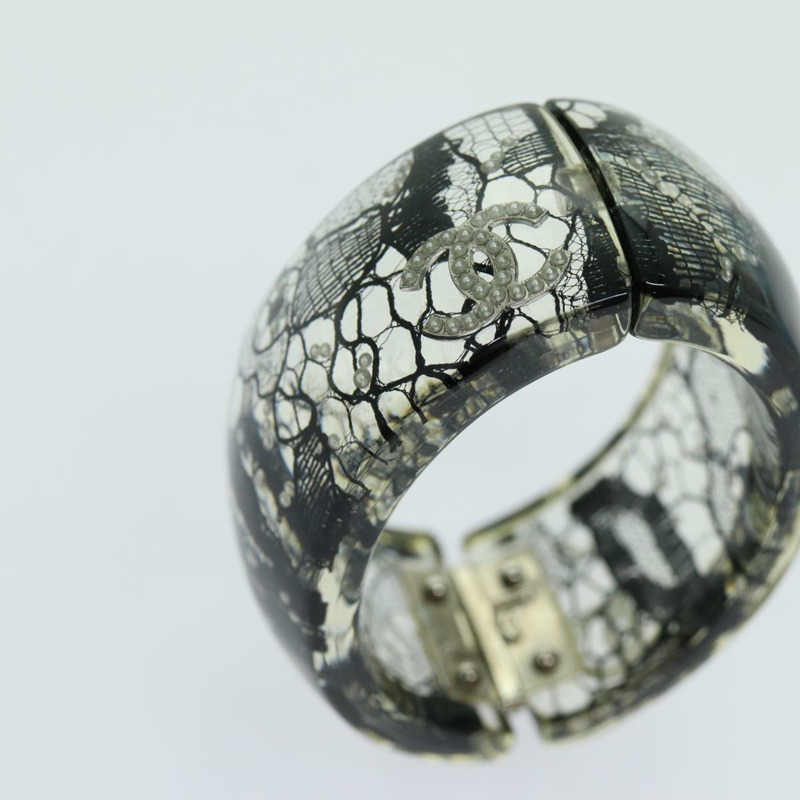 【日本直送】香奈兒 COCO 標誌手鍊 黑色 CC Auth am6015-6