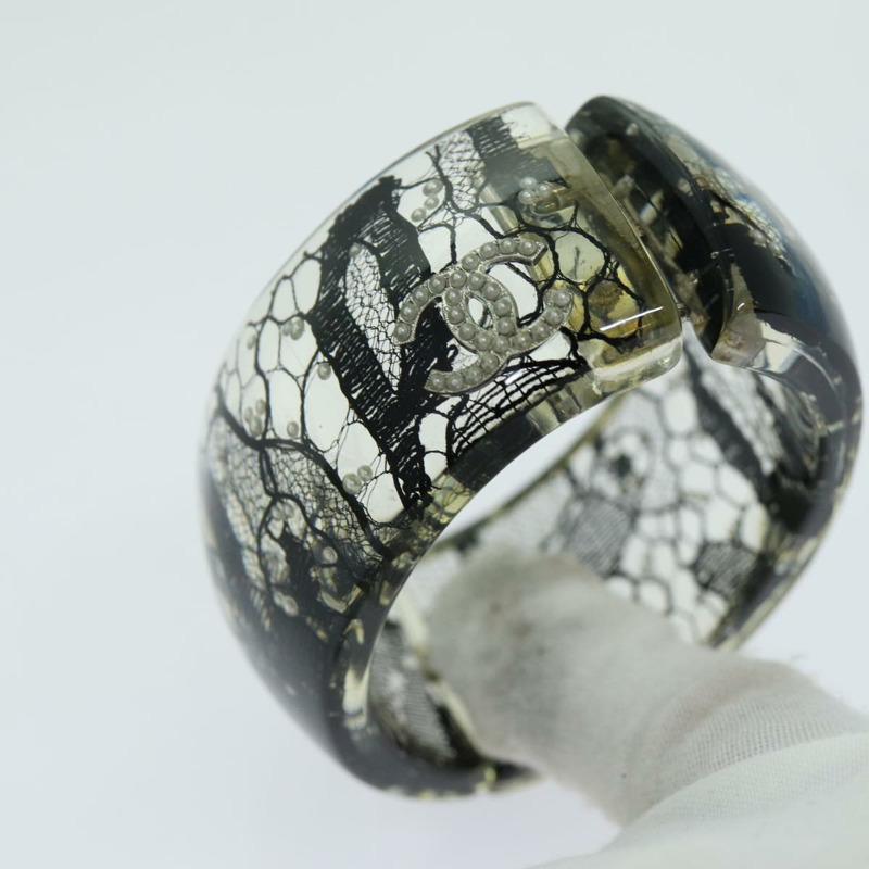 【日本直送】香奈兒 COCO 標誌手鍊 黑色 CC Auth am6015-8