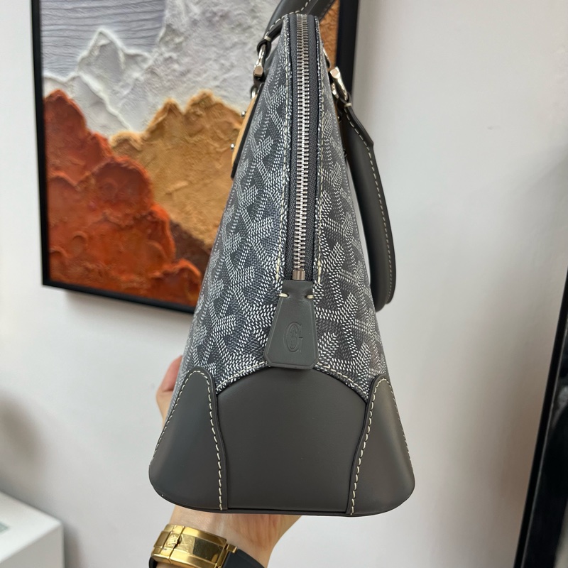 Goyard vendome 新款老花保齡球 貝殼包 罕有特別色 灰色 手提包 斜孭包🖤-1