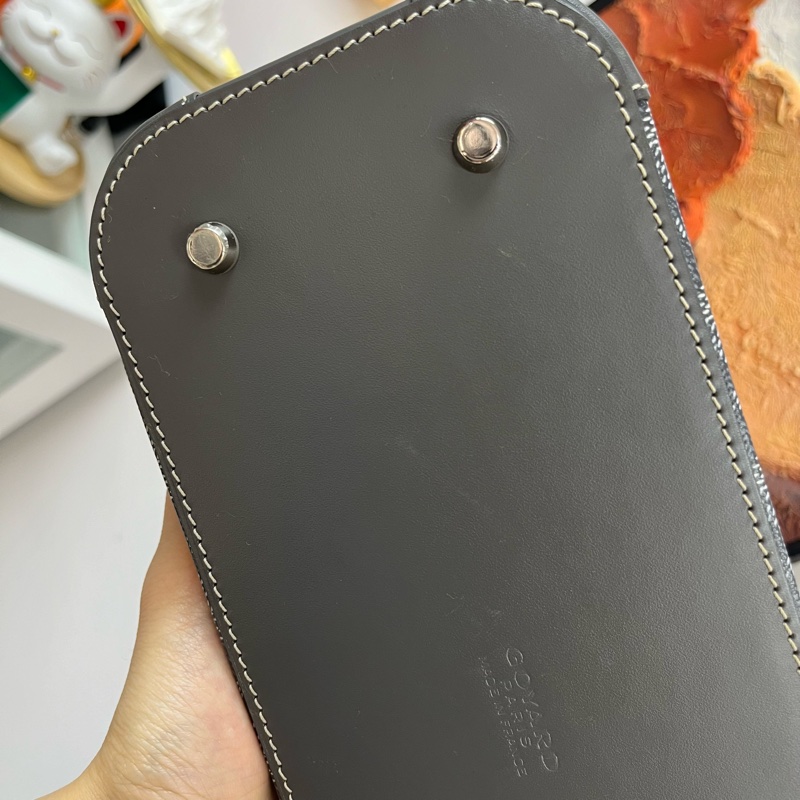 Goyard vendome 新款老花保齡球 貝殼包 罕有特別色 灰色 手提包 斜孭包🖤-4