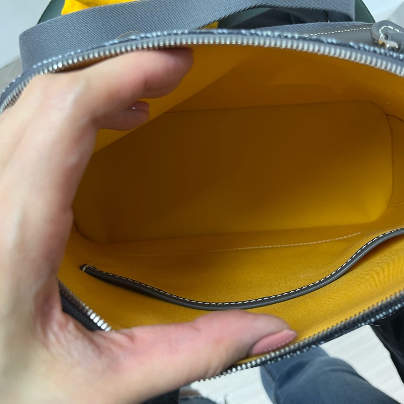 Goyard vendome 新款老花保齡球 貝殼包 罕有特別色 灰色 手提包 斜孭包🖤-6