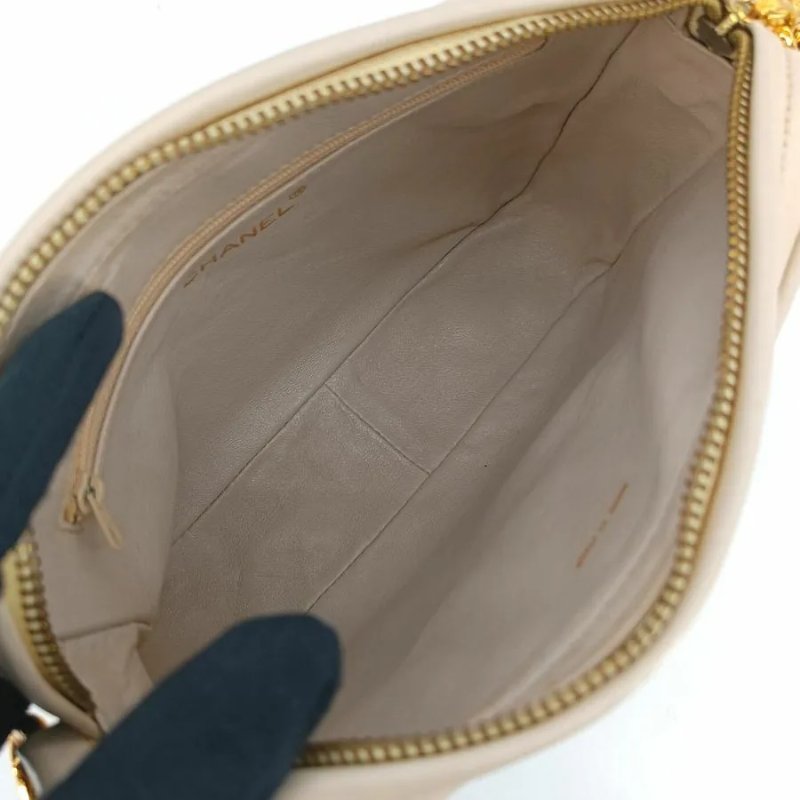 LOU CAMERA 23 BEIGE LAMBSKIN GOLD HARDWARE main image 0